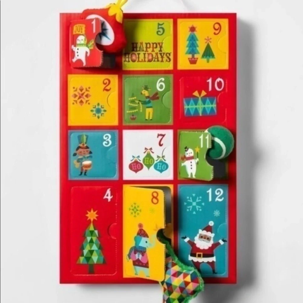 Wondershop Dog Toys Christmas Countdown Advent Calendar 12 Count Holiday NWT